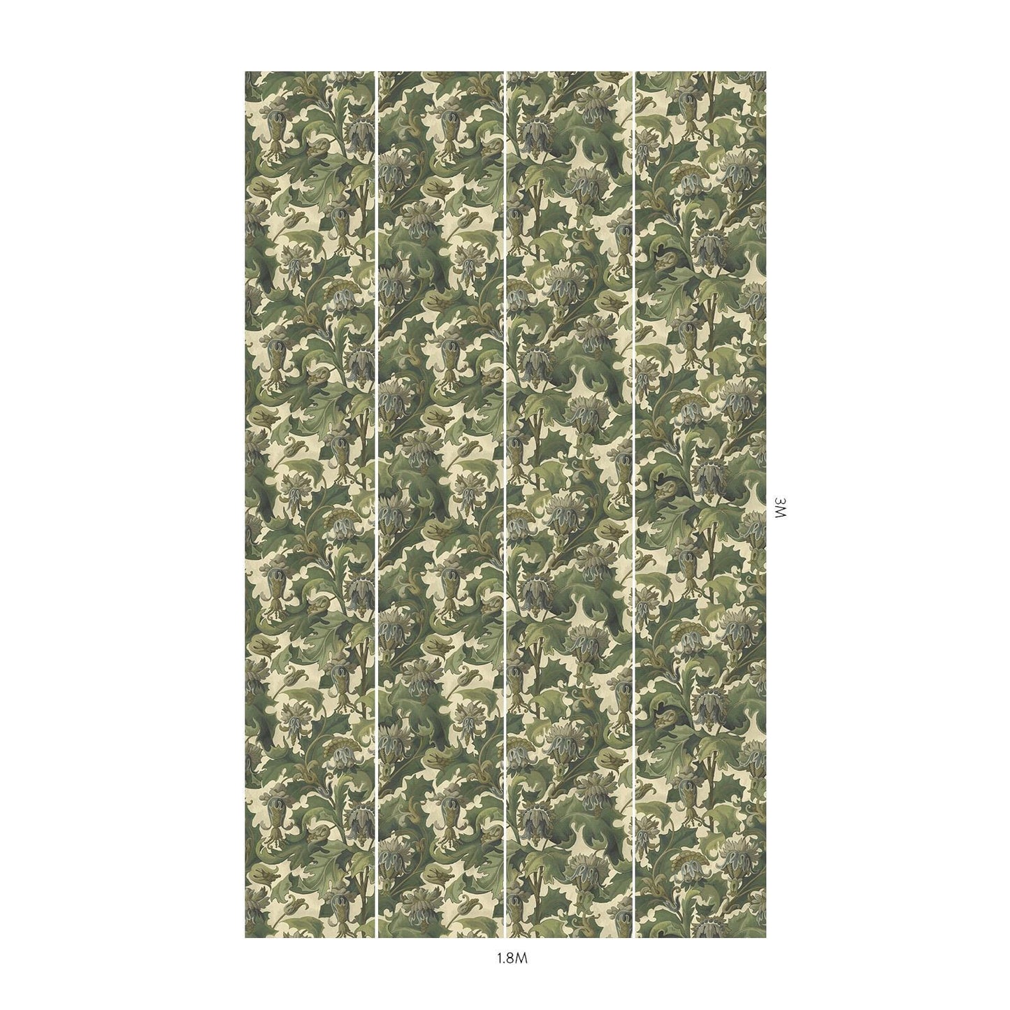 1-WA-VSP-DI-ECR-XXX - Vespertine Wallpaper - Ecru - House of Hackney