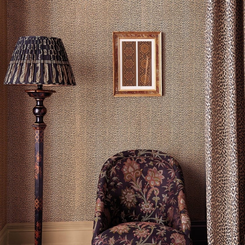 1-WA-WIL-TR-BUT-XXX-001 - Wild Card Wallpaper - Butterscotch - House of Hackney