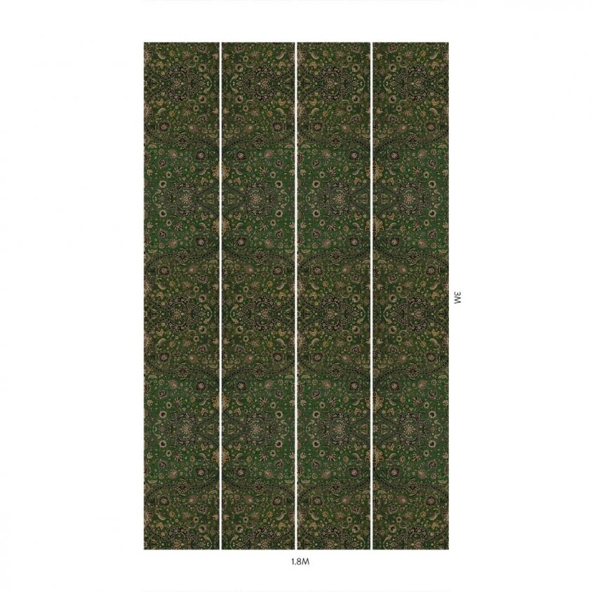 1-WA-ZAN-DI-JUN-XXX - Zanjan Wallpaper - Juniper-Green - House of Hackney
