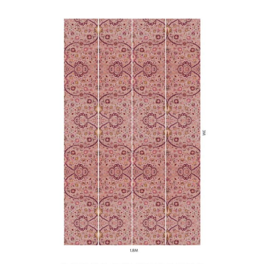 1-WA-ZAN-DI-QRT-XXX - Zanjan Wallpaper - Quartz-Pink - House of Hackney