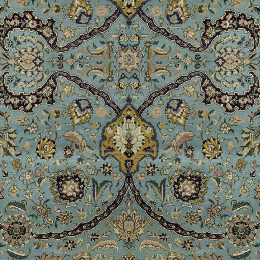 1-WA-ZAN-DI-SPH-XXX - Zanjan Wallpaper - Sapphire - House of Hackney