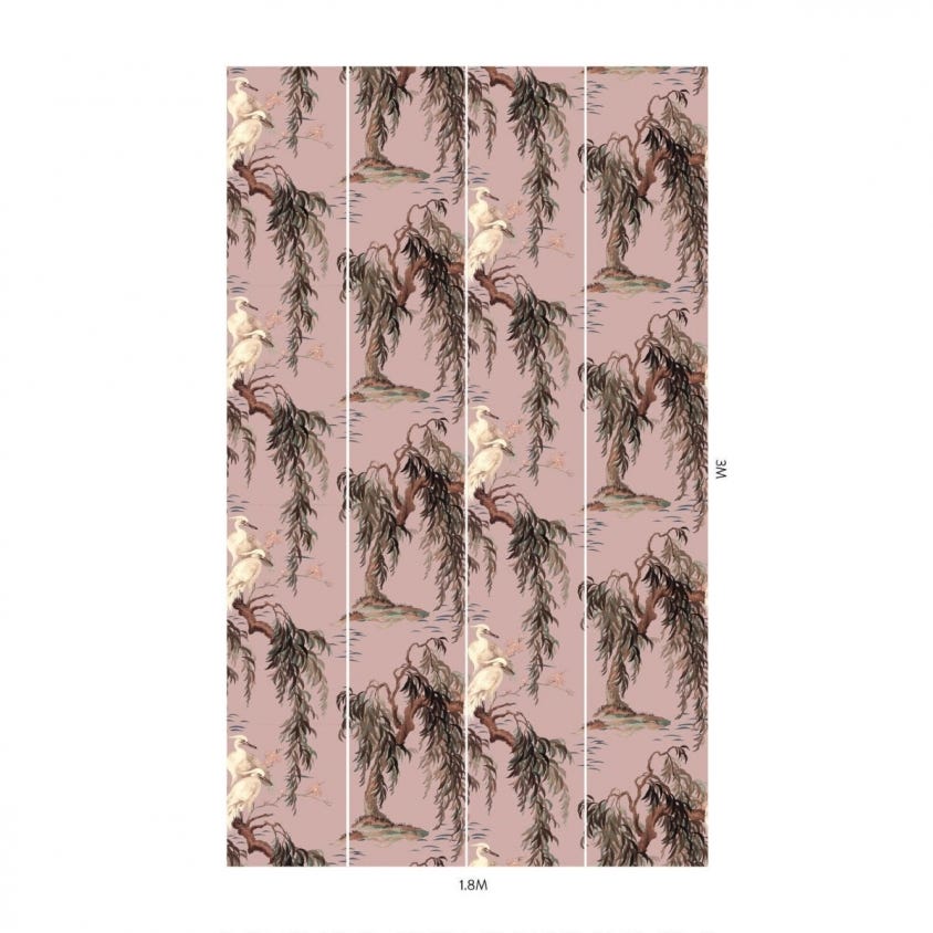 1-WA-ZEU-DI-BLS-XXX - Zeus Wallpaper - Blush - House of Hackney