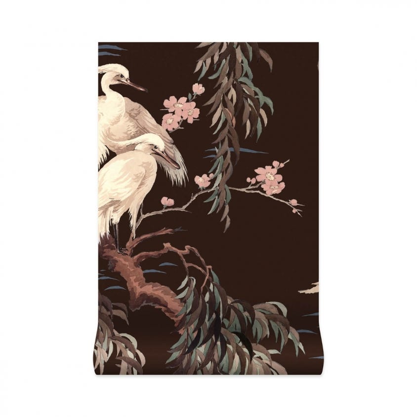 1-WA-ZEU-DI-CRB-XXX - Zeus Wallpaper - Carob - House of Hackney