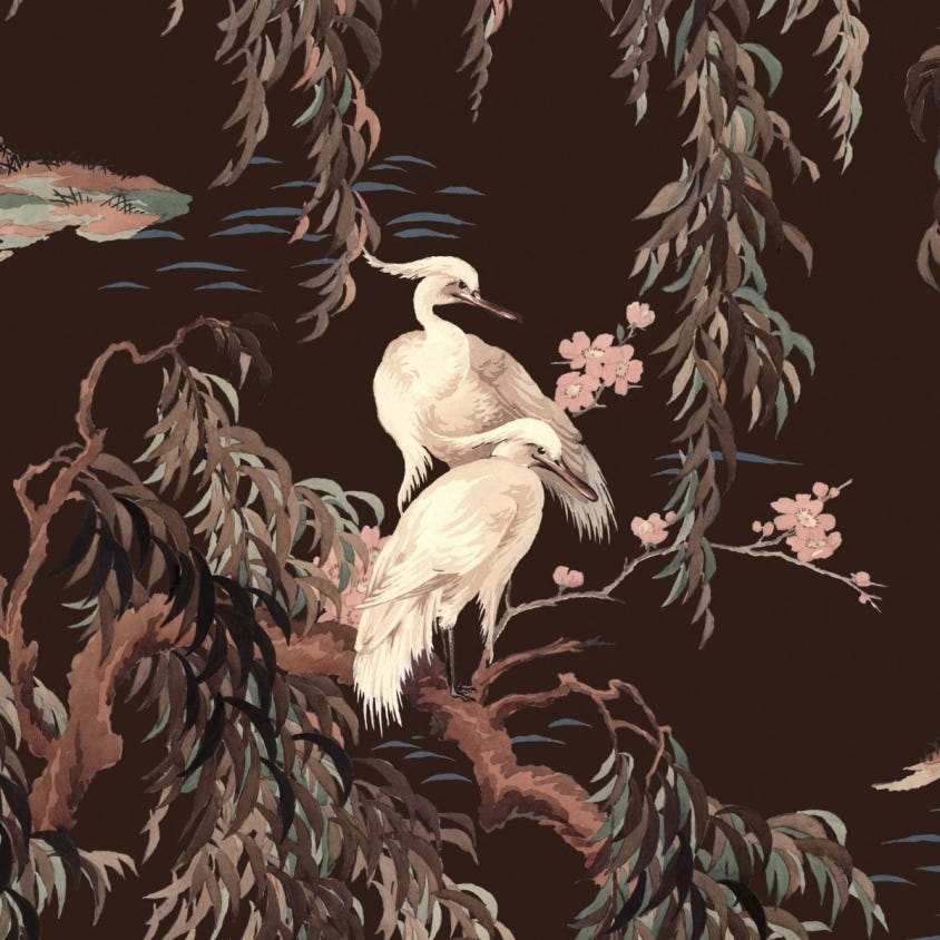 1-WA-ZEU-DI-CRB-XXX - Zeus Wallpaper - Carob - House of Hackney