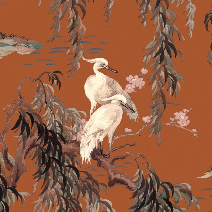 1-WA-ZEU-DI-TOB-XXX - Zeus Wallpaper - Tobacco - House of Hackney