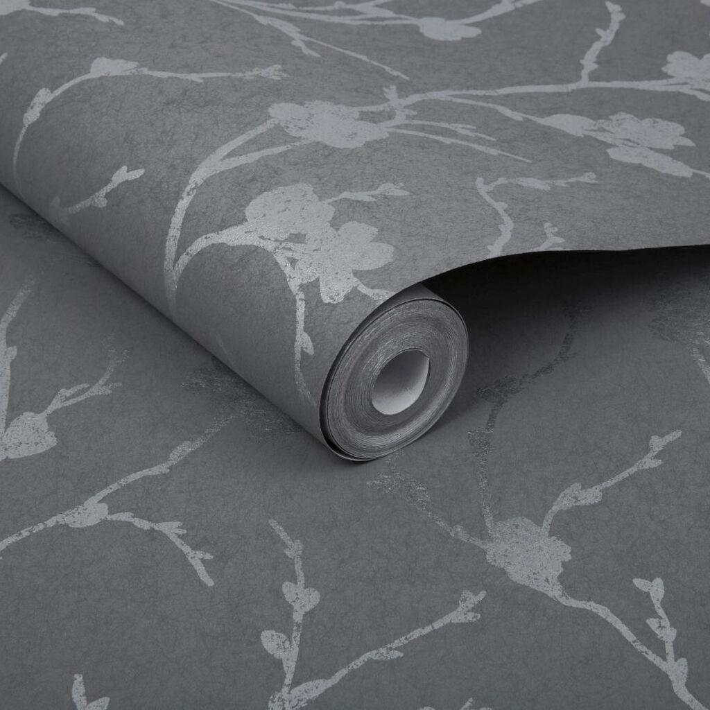 103525 - Meiying Wallpaper - Pepper - Graham & Brown