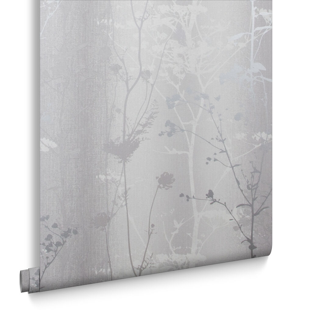 104070 - Wild Flower Wallpaper - Shadow - Graham & Brown