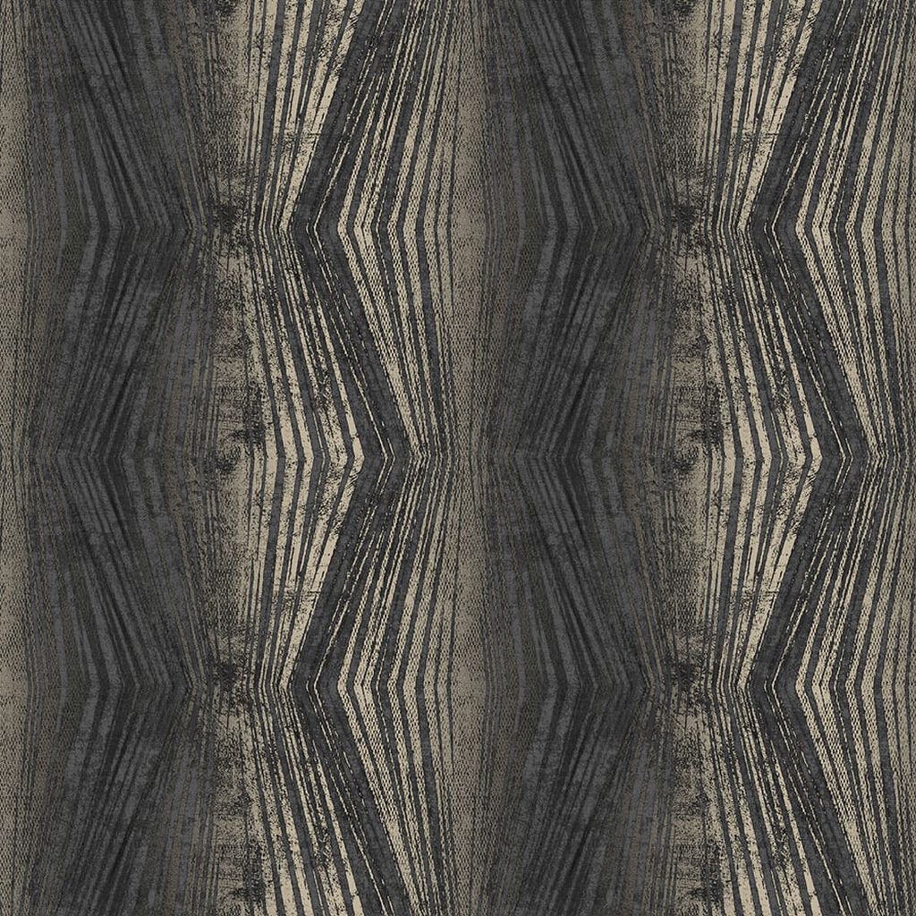 104153 - Vermeil Stripe Wallpaper - Charcoal - Boutique Luxury