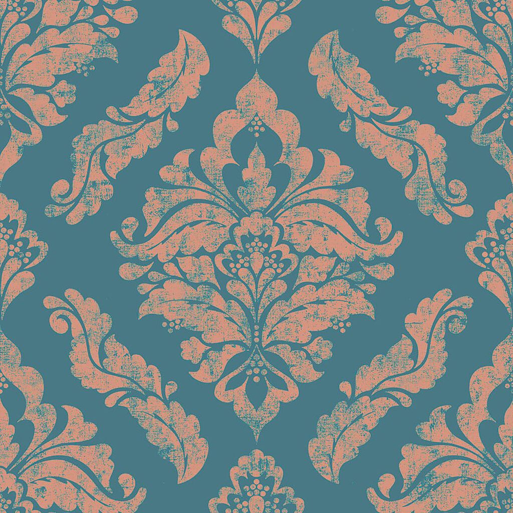 104154 - Damaris Wallpaper - Turqouise - Boutique Luxury