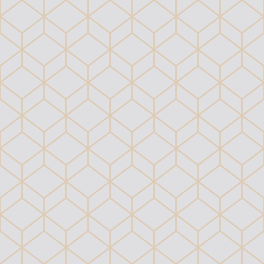 104158 - Myrtle Geo Wallpaper - Grey - Superfresco Easy