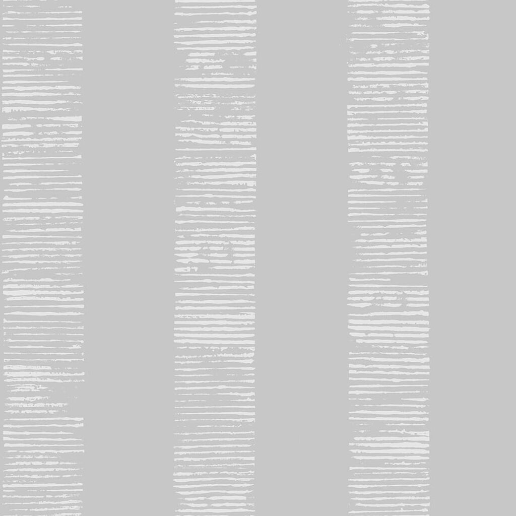 104266 - Mara Stripe Wallpaper - Silver - Boutique Luxury