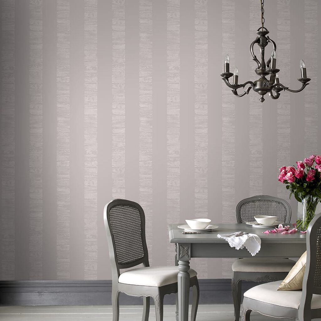 104267 - Mara Stripe Wallpaper - Neutral - Boutique Luxury