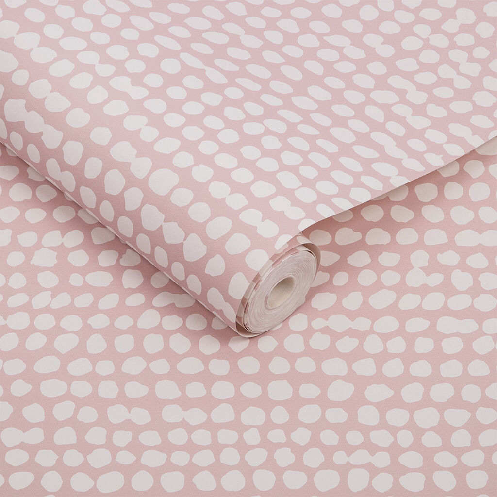104532 - Dots Wallpaper - Pink - Graham & Brown