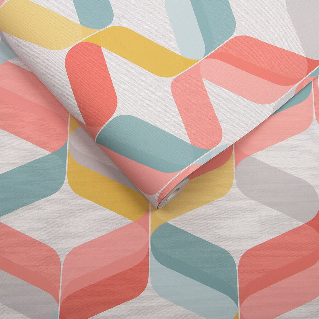 104814 - Retro Wallpaper - Brights - Graham & Brown