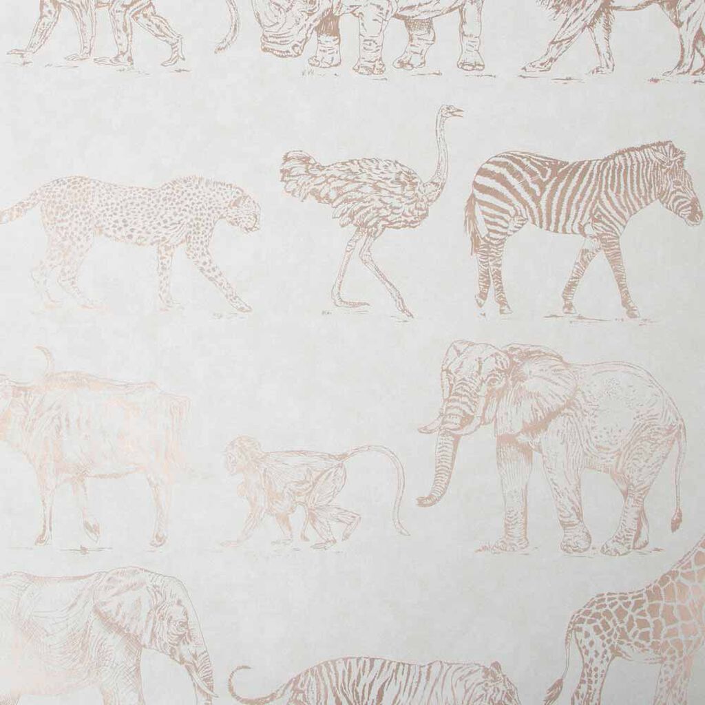104894 - Safari Wallpaper - Cream - Boutique Luxury