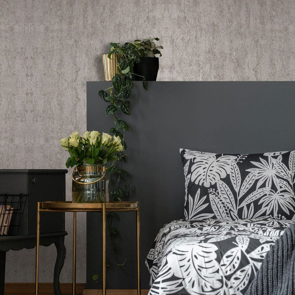 104955 - Molten Wallpaper - Silver - Superfresco Easy