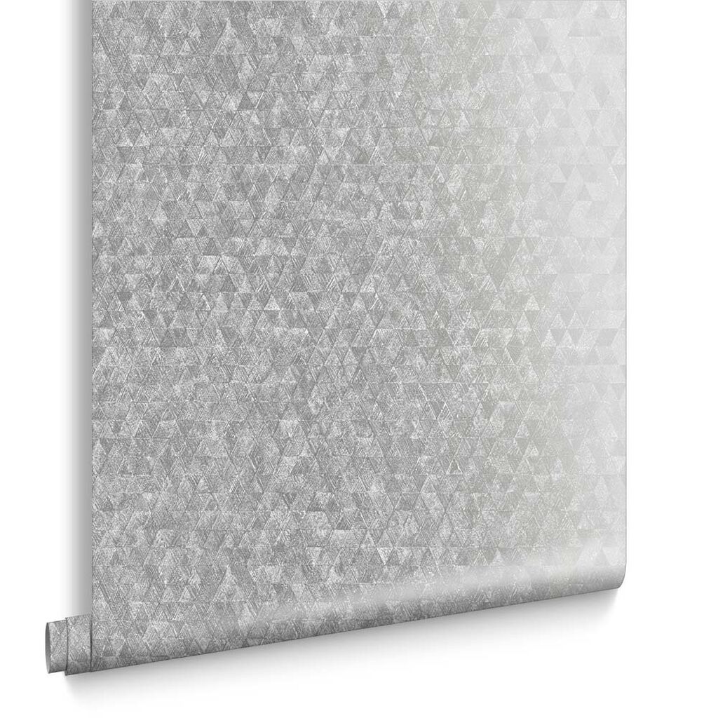 105111 - Trinity Wallpaper - Silver - Graham & Brown