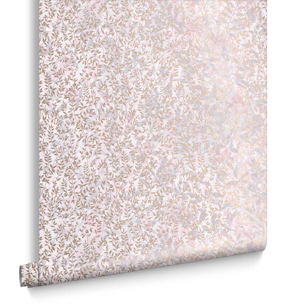 105116 - Botany Wallpaper - Soft Rose Gold - Graham & Brown