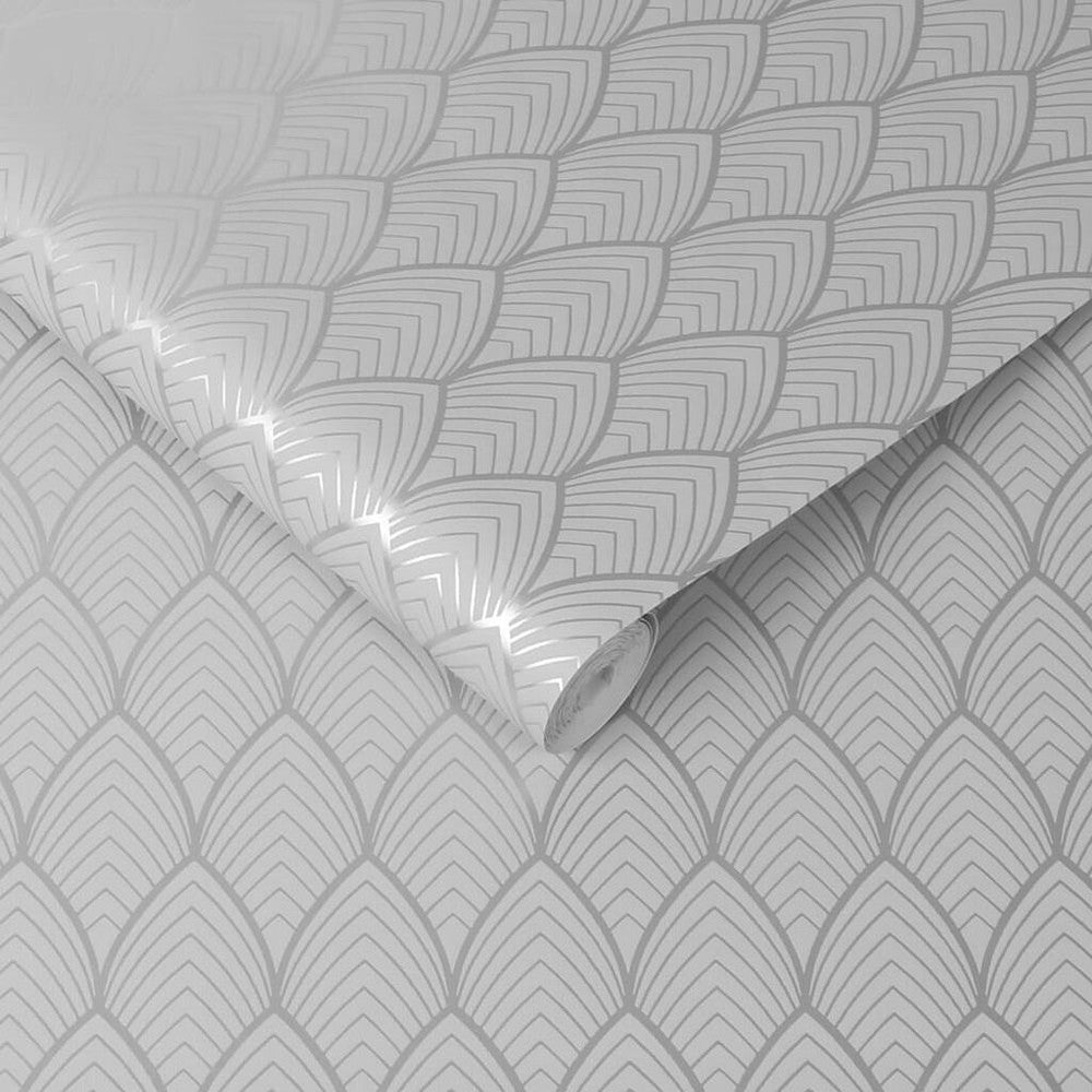 105211 - Bercy Wallpaper - Grey - Superfresco Easy