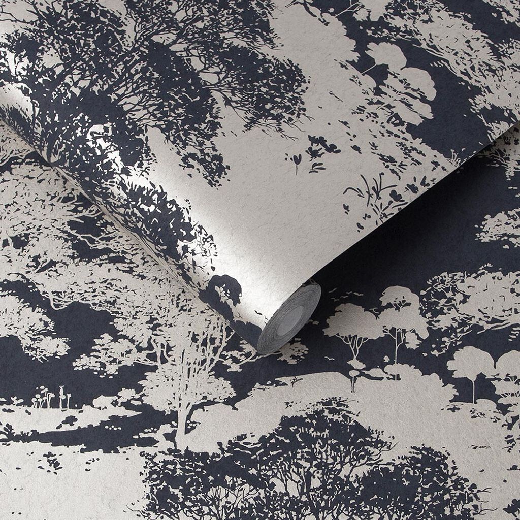 105230 - Meadow Wallpaper - Notte - Graham & Brown