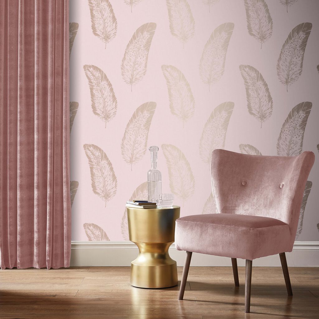 105248 - Volare Wallpaper - Flamingo - Graham & Brown