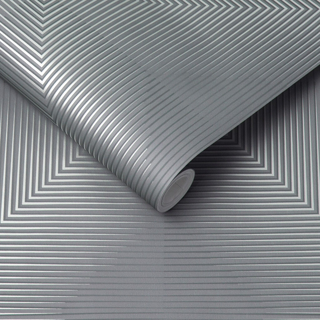 105252 - Optical Wallpaper - Shadow - Graham & Brown