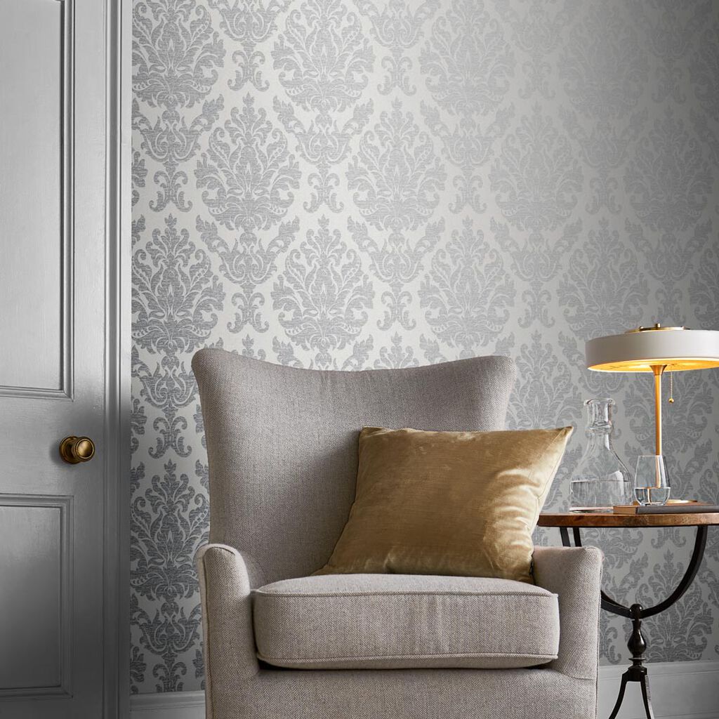 105449 - Antique Wallpaper - Gris - Graham & Brown