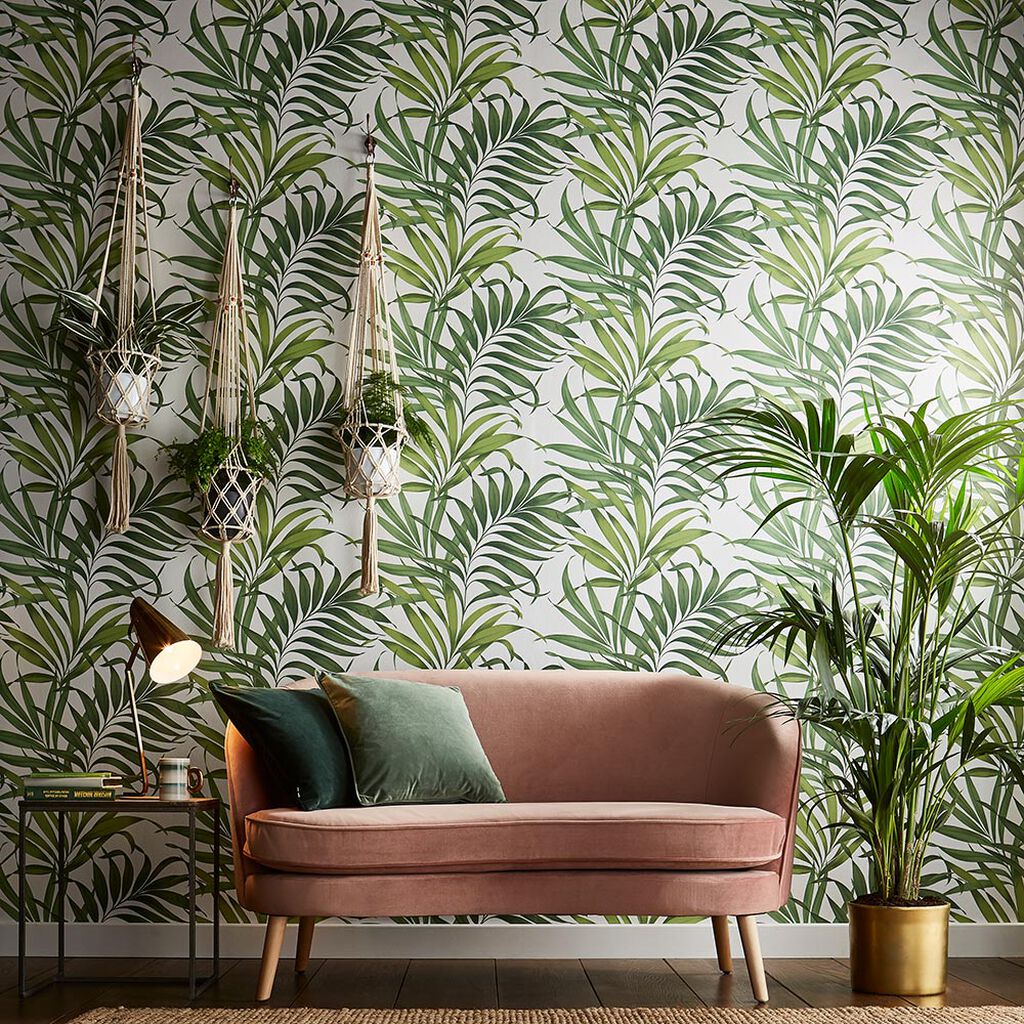 105662 - Yasuni Wallpaper - Lush Green - Graham & Brown