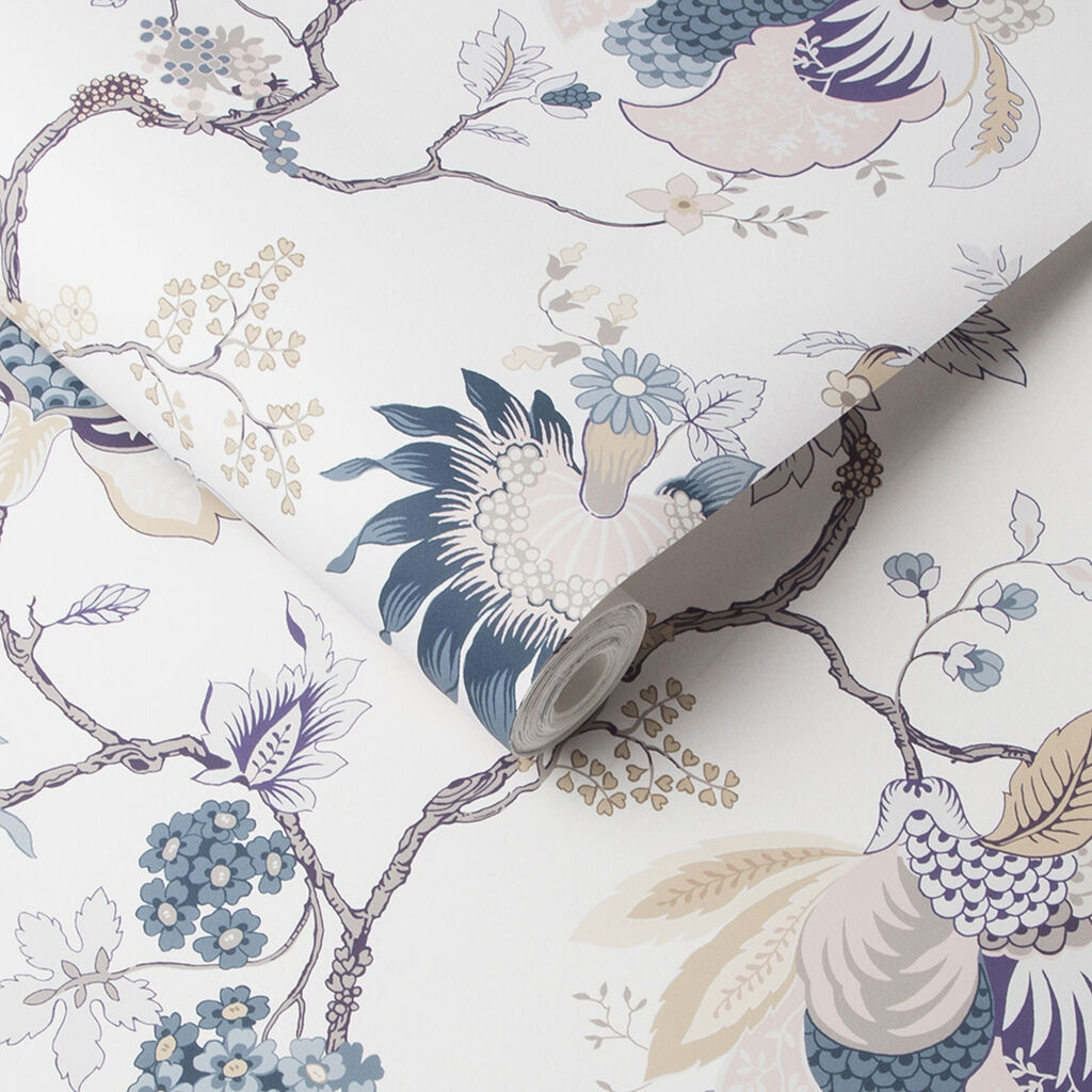 105763 - Bordado Wallpaper - Dusk - Graham & Brown