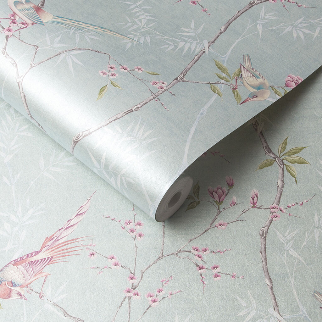 105767 - Tori Wallpaper - Duck Egg - Graham & Brown