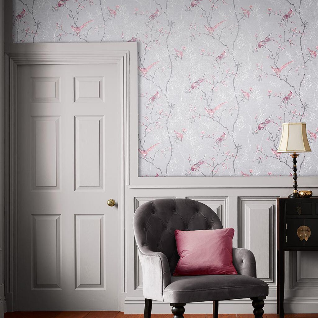 105768 - Tori Wallpaper - Mist - Graham & Brown