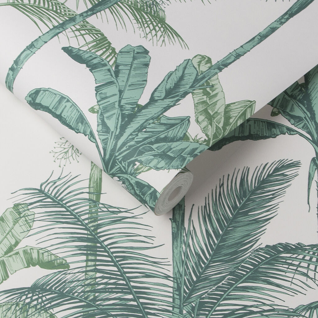 105913 - Jungle Wallpaper - Luscious Green - Graham & Brown