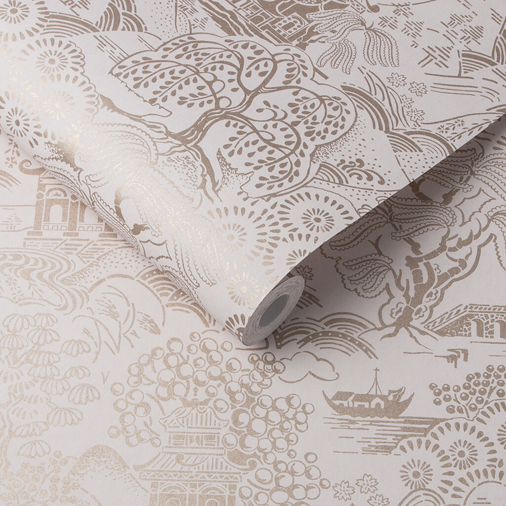 105930 - Basuto Wallpaper - Pink - Graham & Brown