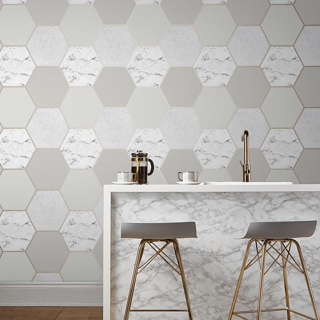 106347 - Earthen Wallpaper - Taupe - Graham & Brown