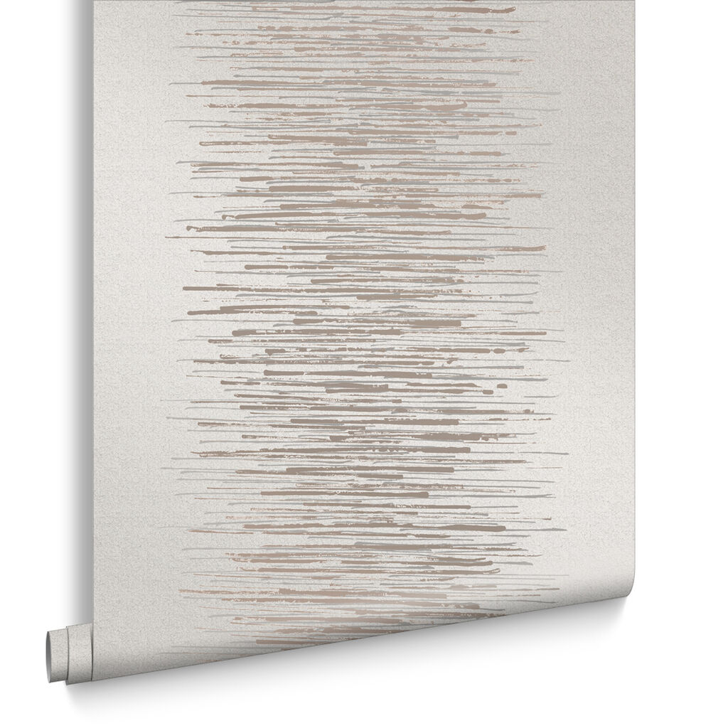 106392 - Tornado Stripe Wallpaper - Pearl - Graham & Brown
