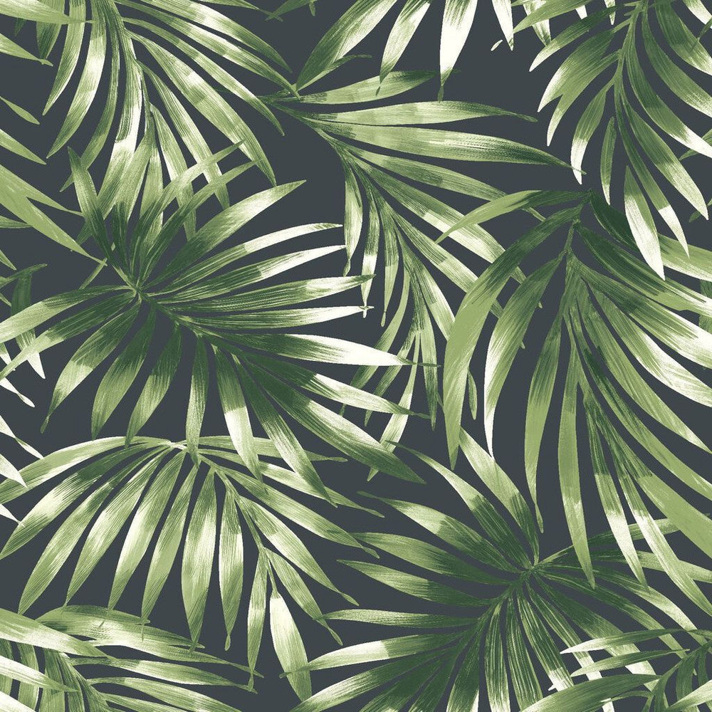 106413 - Elegant Leaves Wallpaper - Green - Superfresco Easy