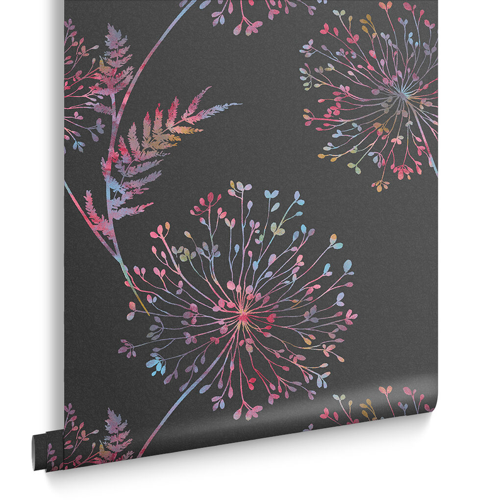 106433 - Wish Wallpaper - Black - Graham & Brown