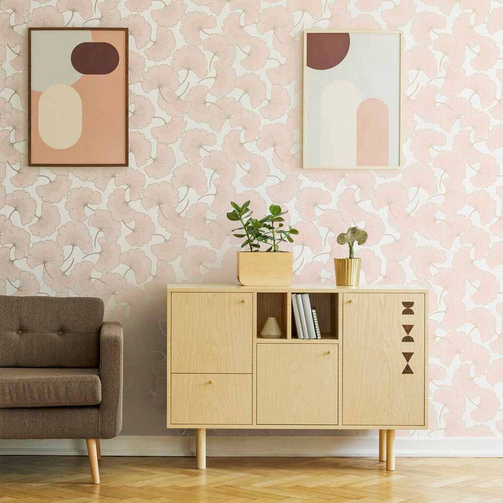 107026 - Begonia Wallpaper - Pink - Boutique Luxury