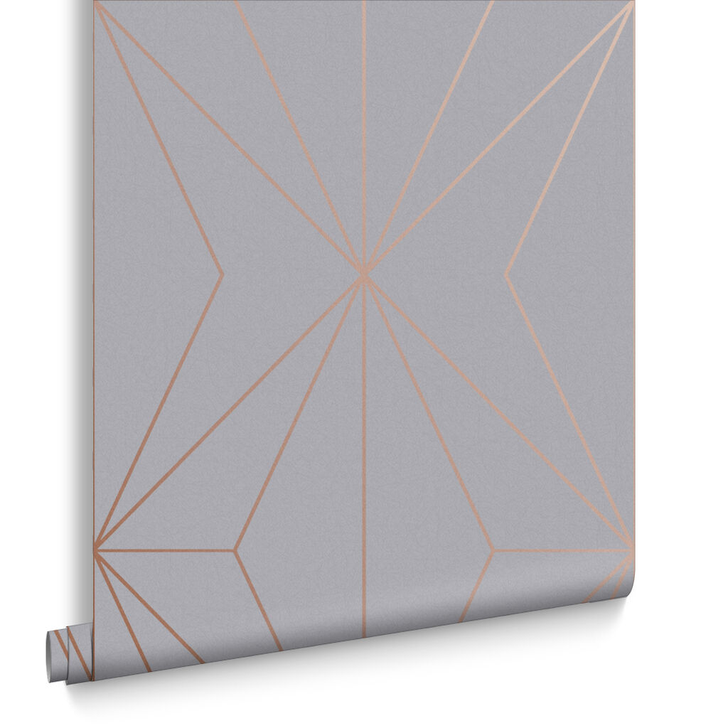 107586 - Harmony Wallpaper - Grey - Graham & Brown