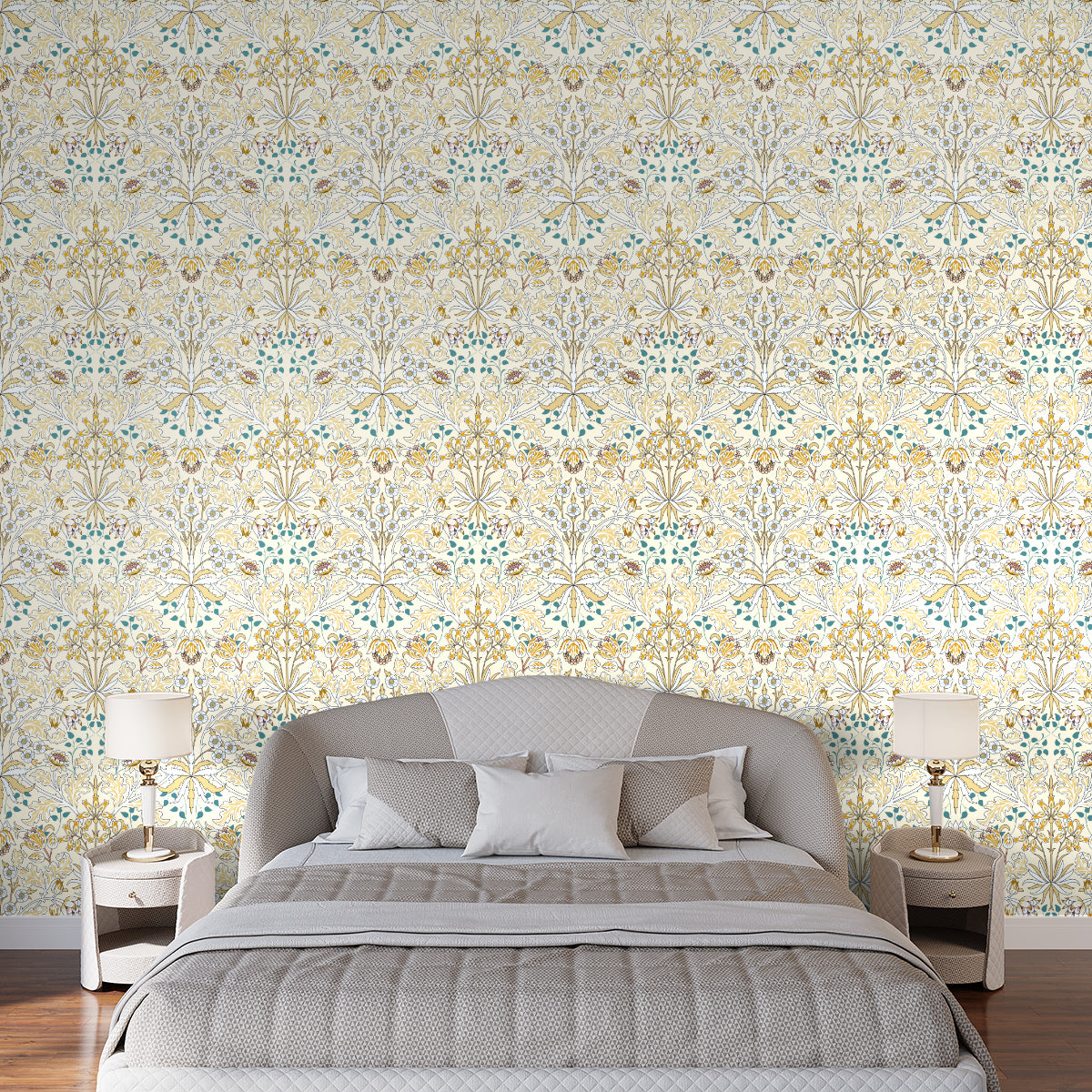 1080 - Woodland Wallpaper - Cream - Morris Collections