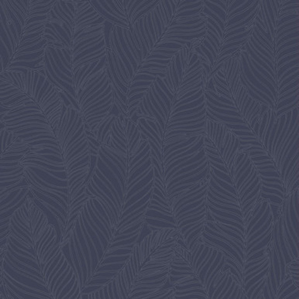 108119 - Leaf Wallpaper - Navy - Superfresco Easy