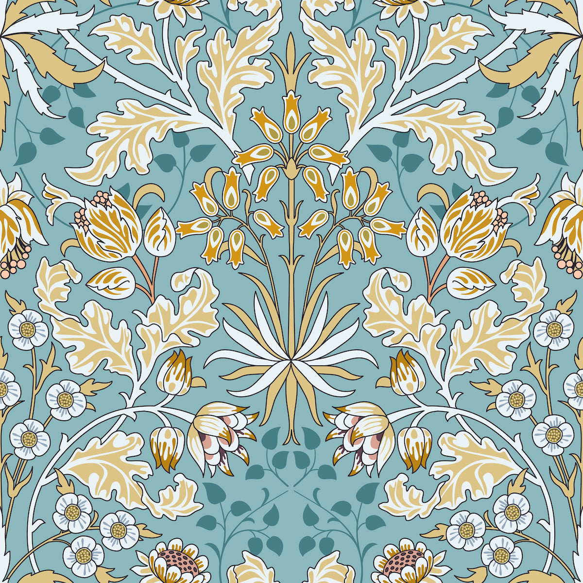 1081 - Woodland Wallpaper - Sky - Morris Collections
