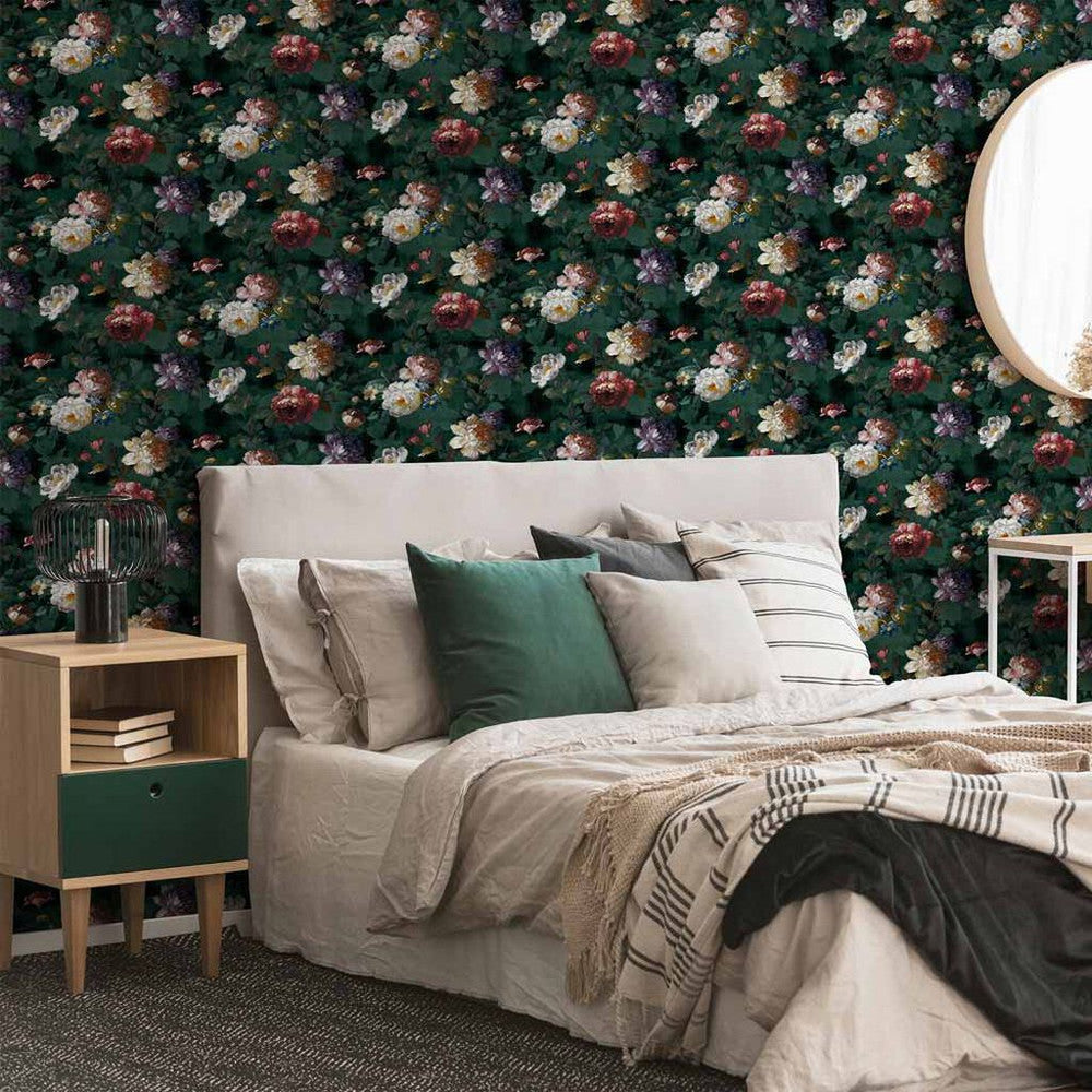 108615 - Isabelle Wallpaper - Teal - Superfresco Easy