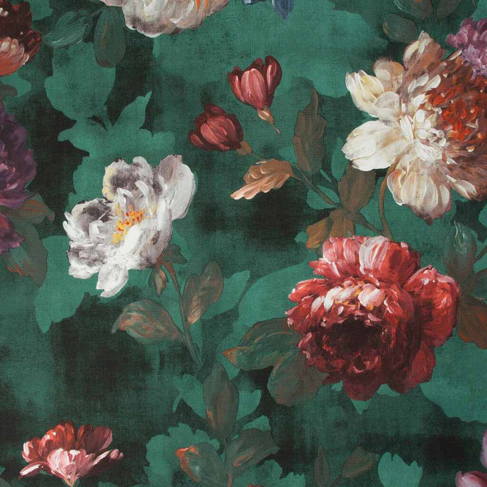 108615 - Isabelle Wallpaper - Teal - Superfresco Easy