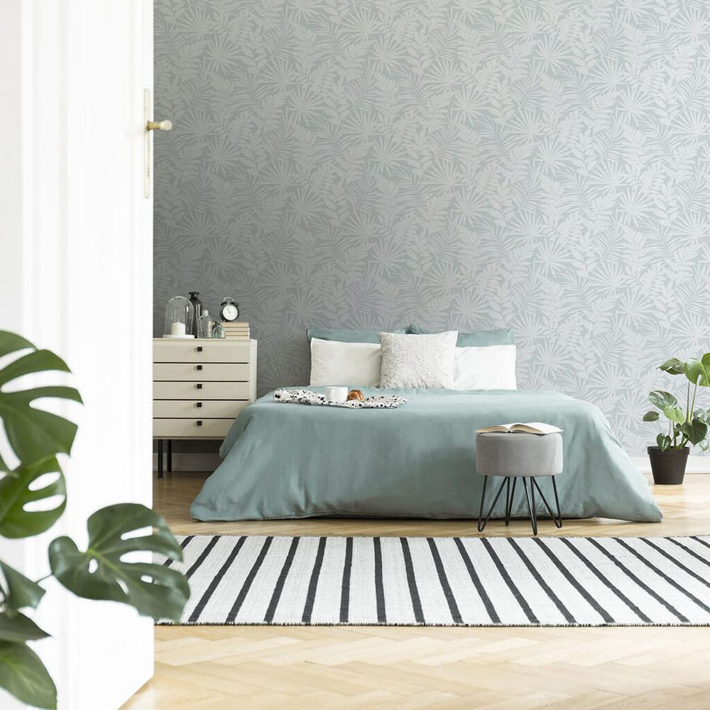 108686 - Fern Wallpaper - Duck Egg - Superfresco Easy