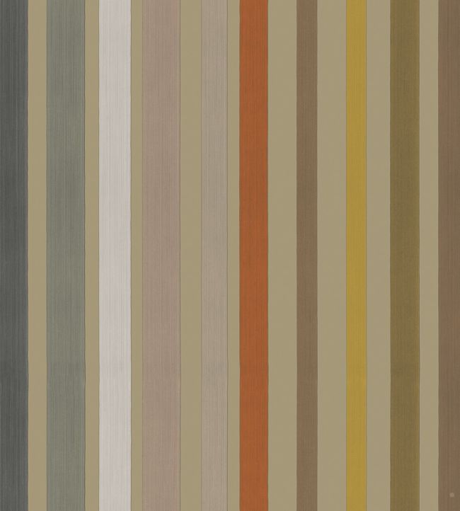 108/6030 - Carousel Stripe Mariinsky Wallpaper - Linen & Multi - Cole & Son