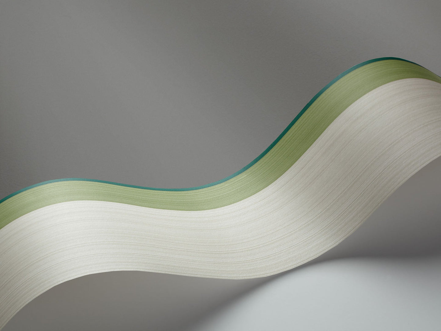 110/10047 - Jaspe Border Wallpaper - White, Green & Leaf Green - Cole & Son