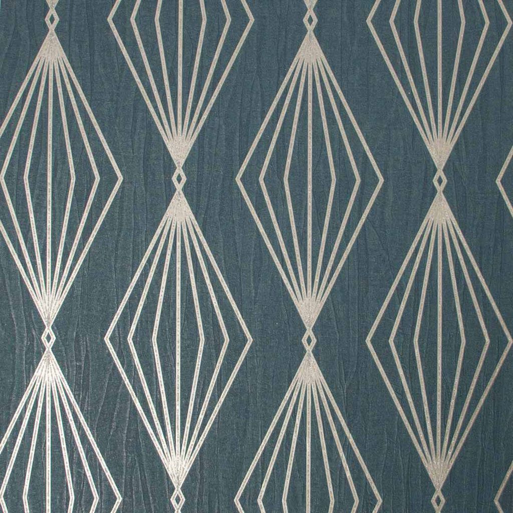 111313 - Marquise Geo Wallpaper - Emerald - Boutique Luxury