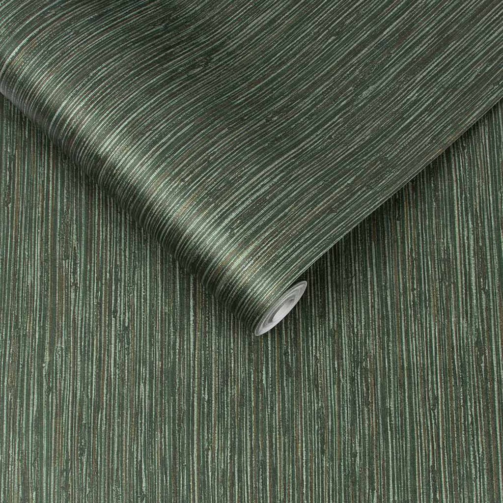 111726 - Grasscloth Texture Wallpaper - Pine - Graham & Brown