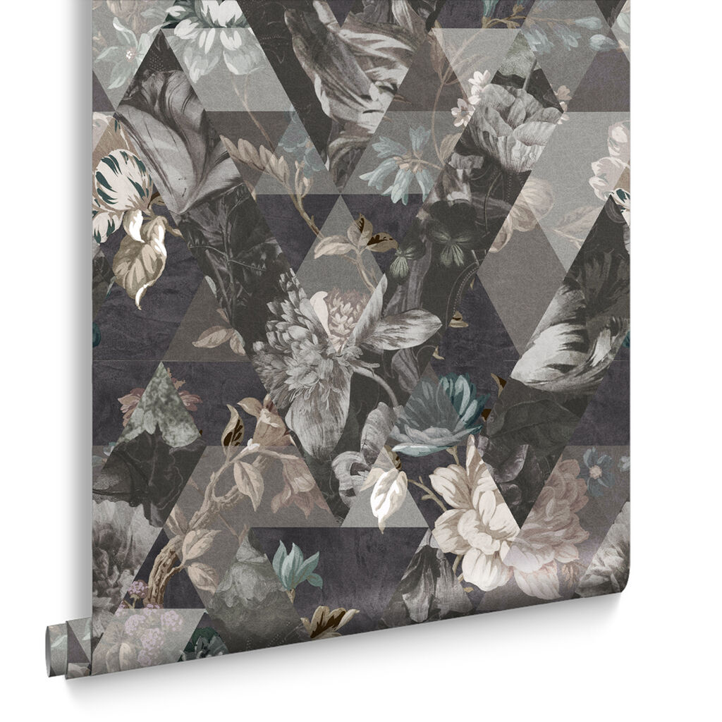 112278 - Timepiece Wallpaper - Moonstone - Graham & Brown